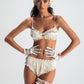 Isabella Silk Intimates Set (White) (Final Sale)