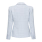 Maya Lapel Suit Jacket (Blue)