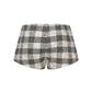 Anabella Shorts (Black Checkered)