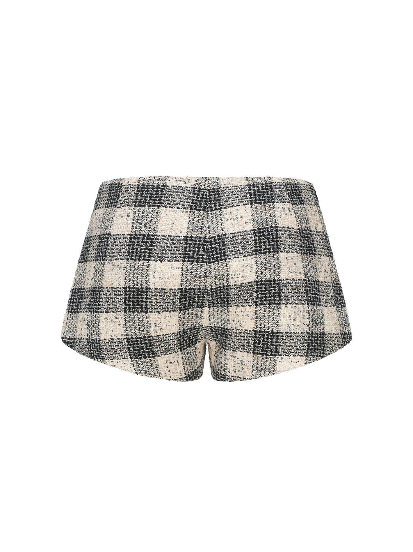 Anabella Shorts (Black Checkered)