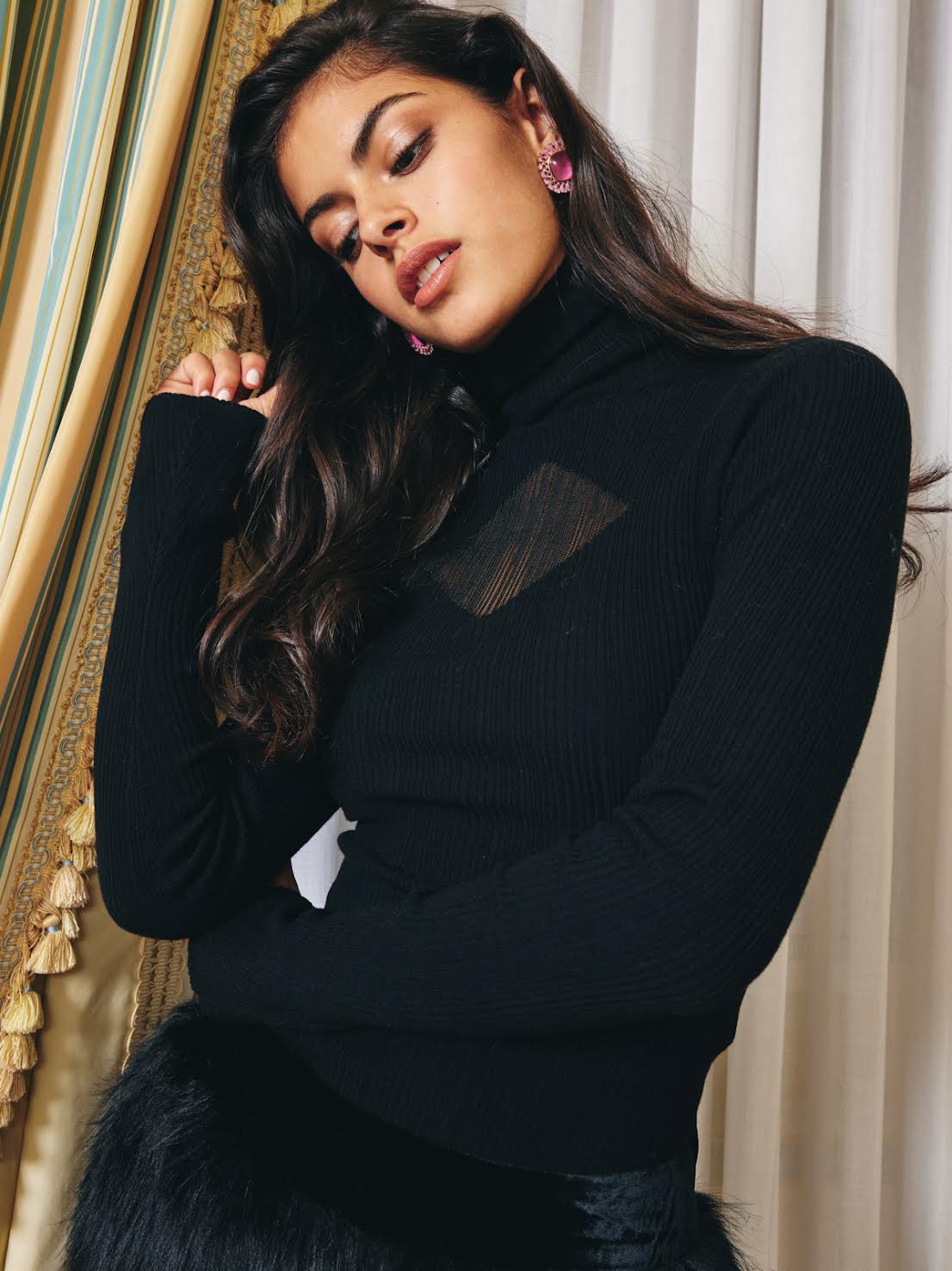 Addie Turtleneck (Black) (Final Sale)