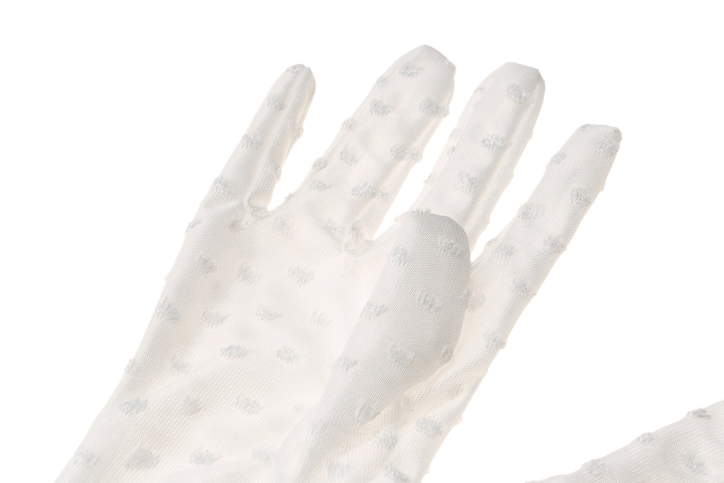 White Danielle Gloves