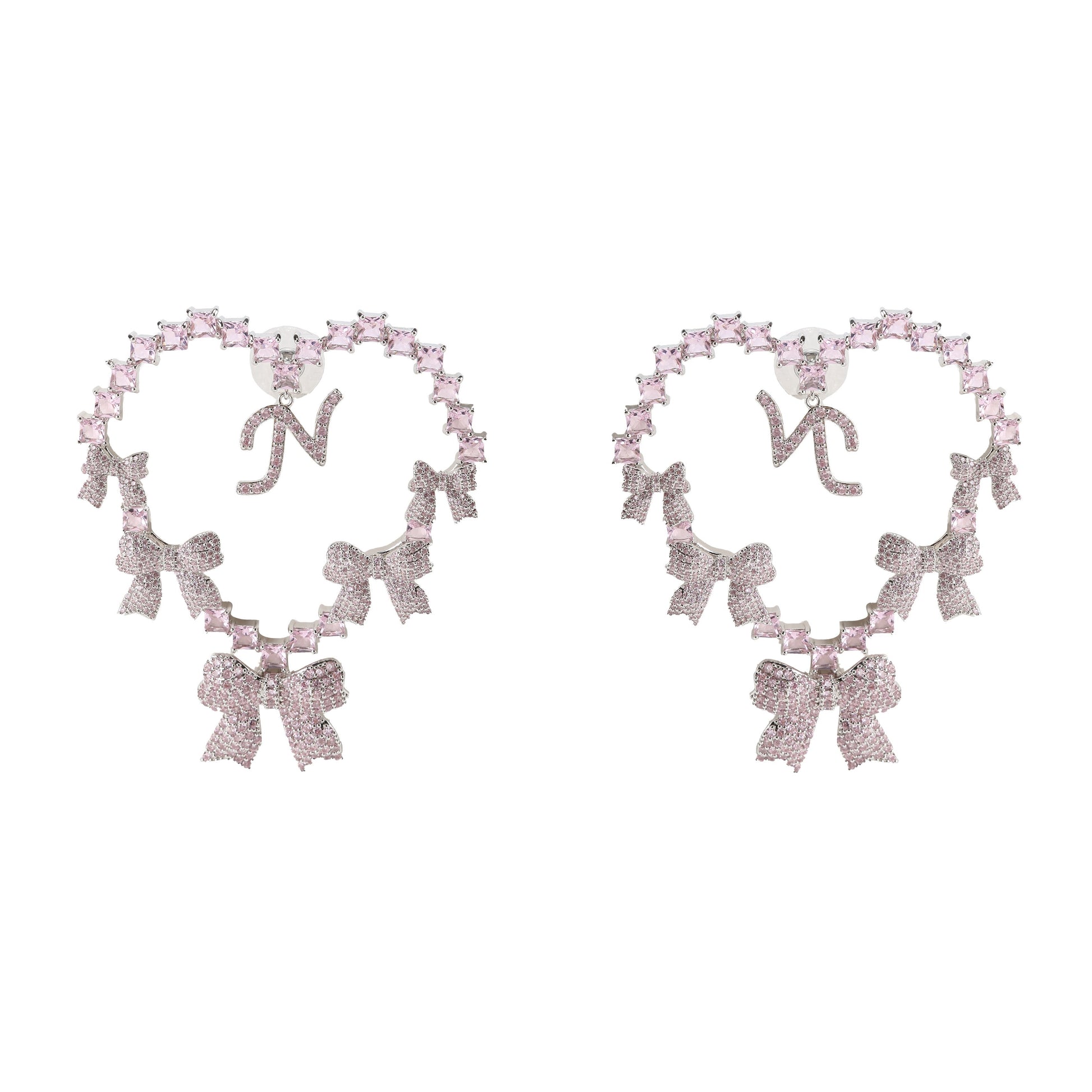 Limited Edition NJ Love Earrings in Pink - Nana Jacqueline