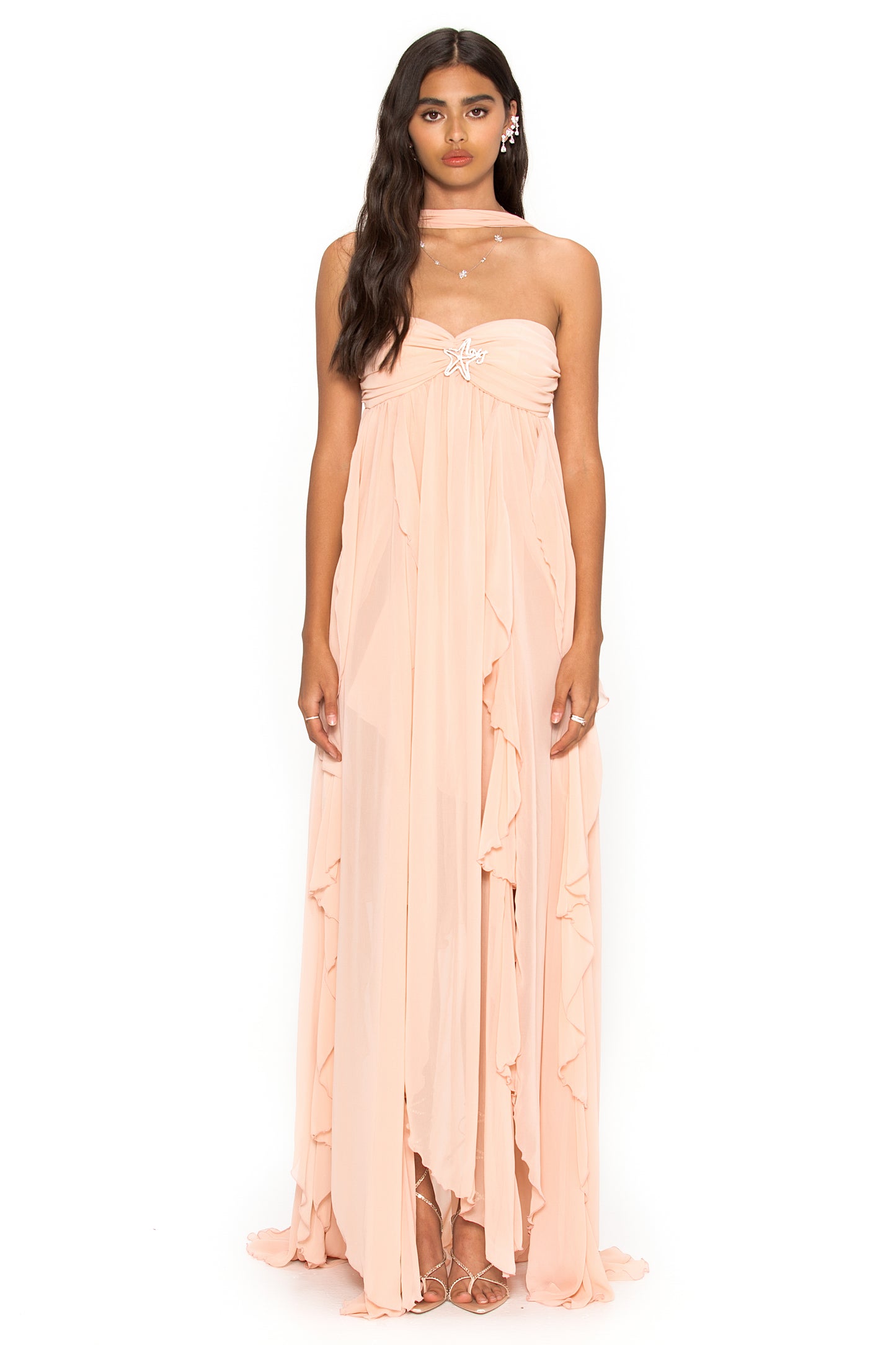 Mariah Dress (Peach)