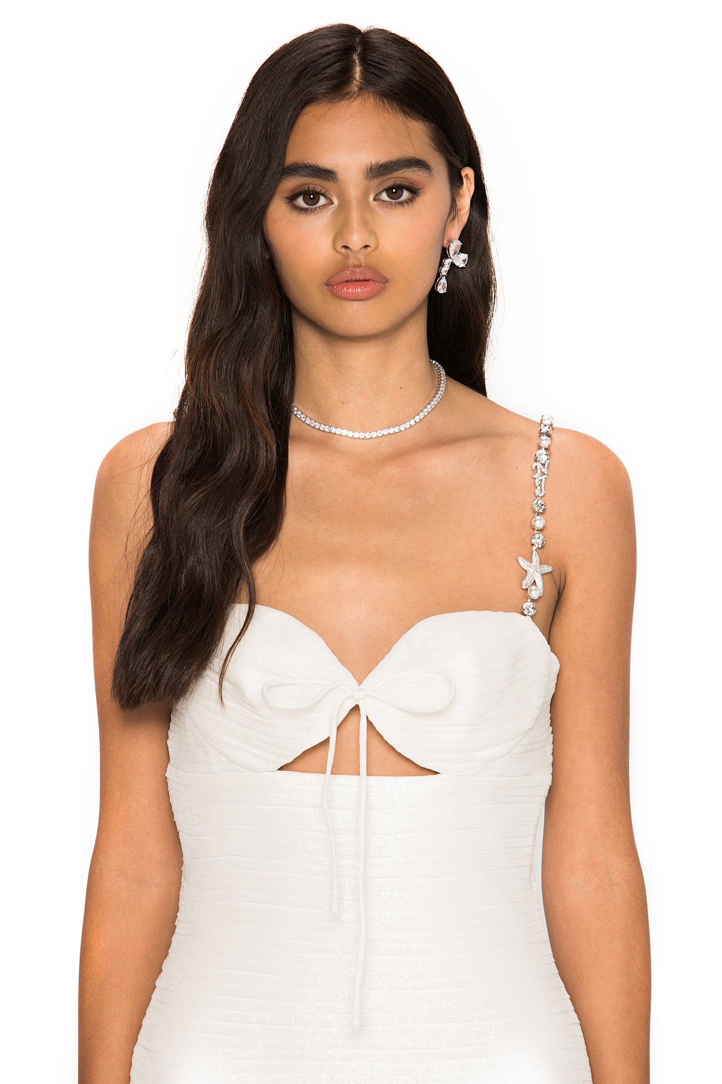 Angelina Dress (White) (Final Sale)