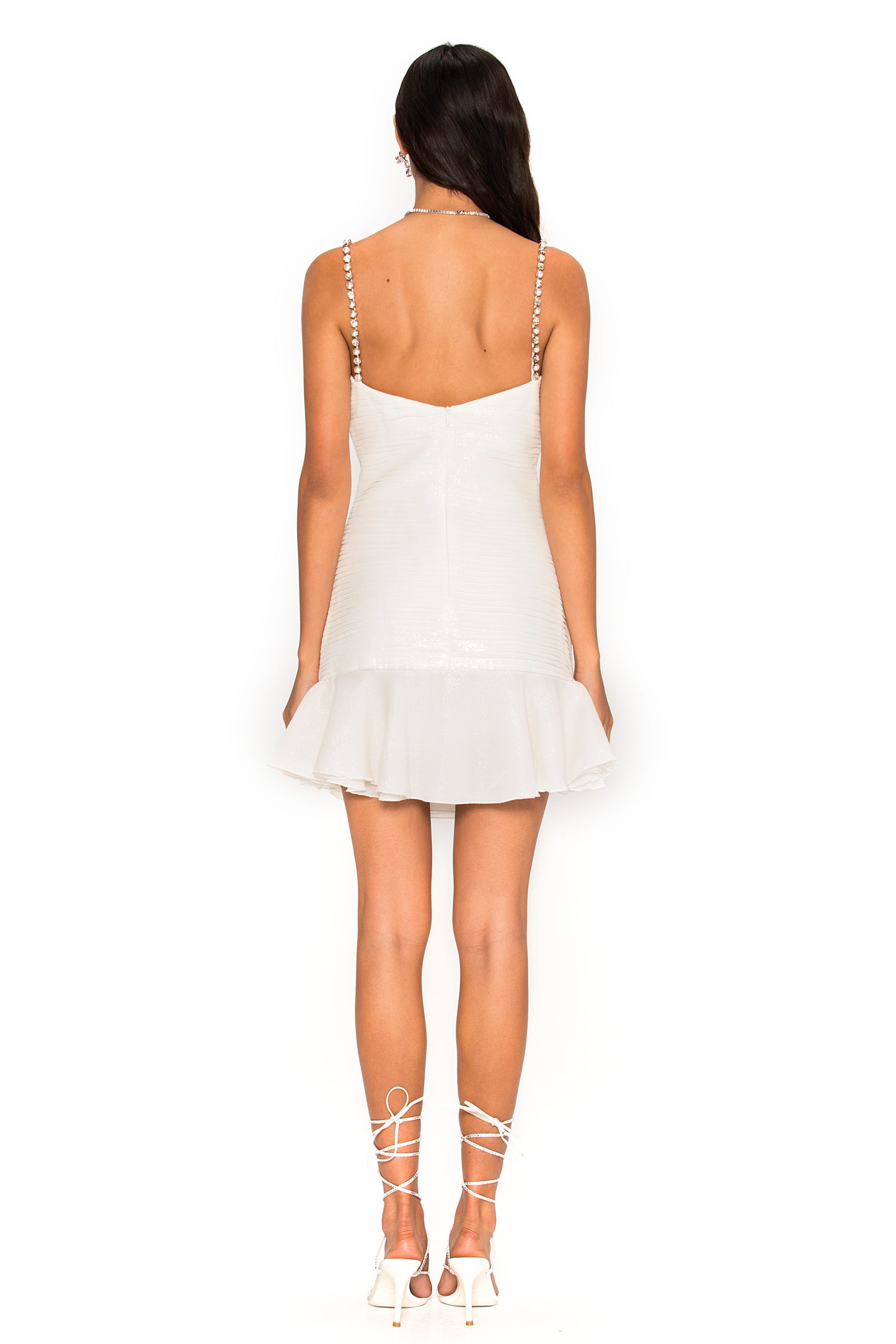 Angelina Dress (White) (Final Sale)