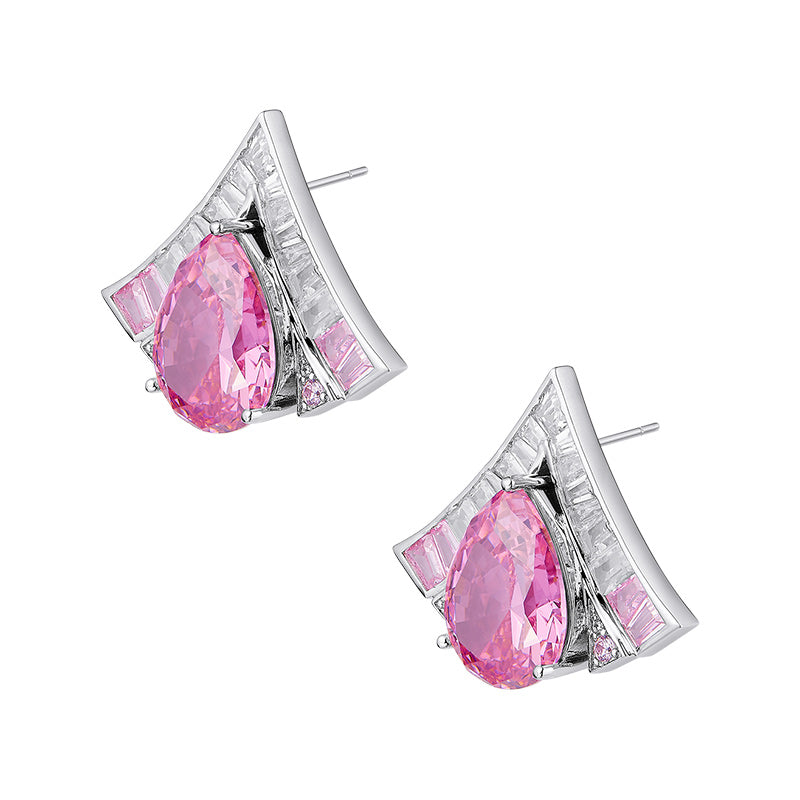 Brigette Earrings (Pink) (Final Sale)