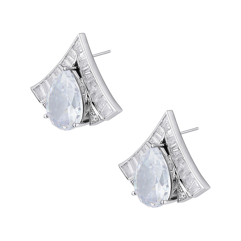 Brigette Earrings (White)