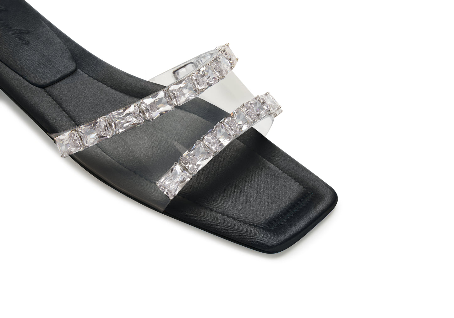 Alexandra Diamond Sandals (Black) (Final Sale)