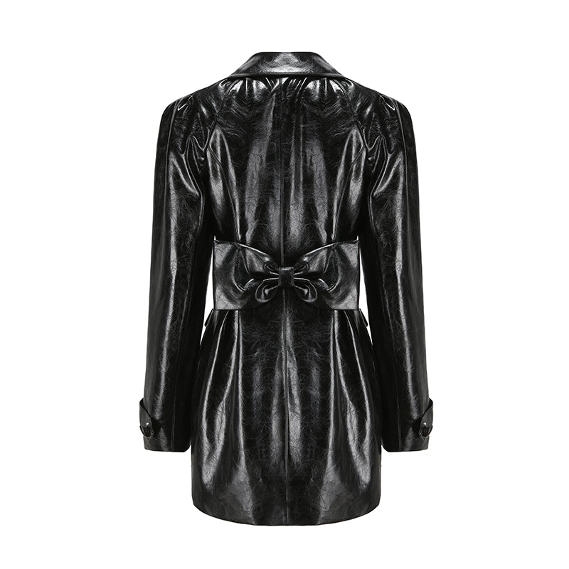 Kate Leather Coat (Final Sale)