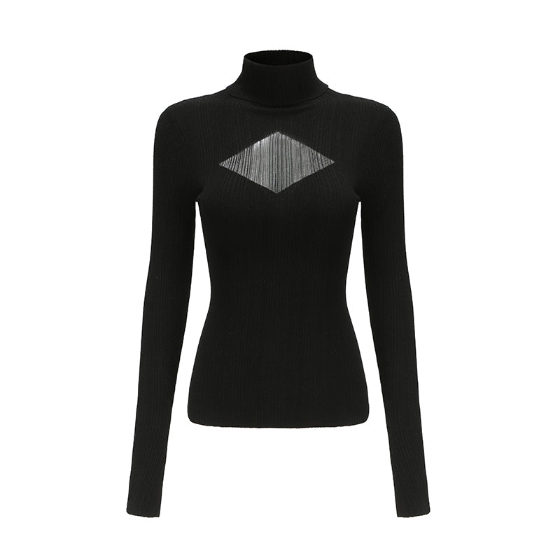 Addie Turtleneck (Black) (Final Sale)