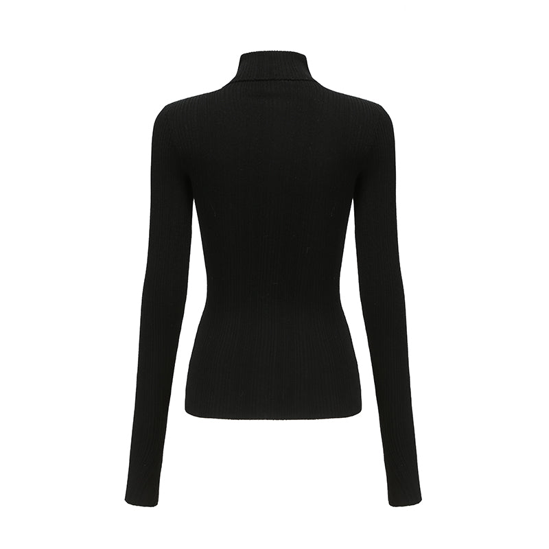 Addie Turtleneck (Black) (Final Sale)