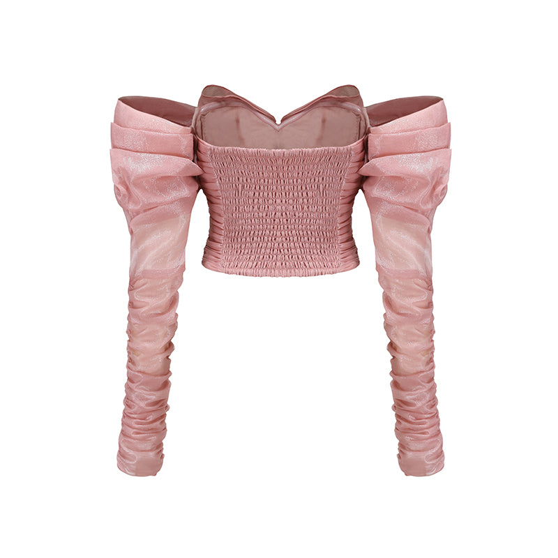 Sydney Bow Top (Pink) (Final Sale)