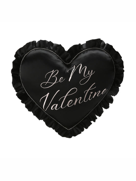 Daniella Heart Pillow (Black) (Final Sale)