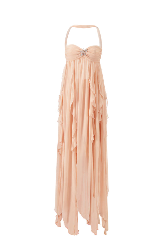 Mariah Dress (Peach)