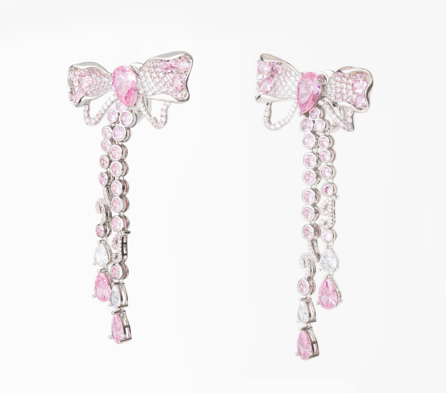 Pink Dakota Butterfly Earrings (Final Sale)