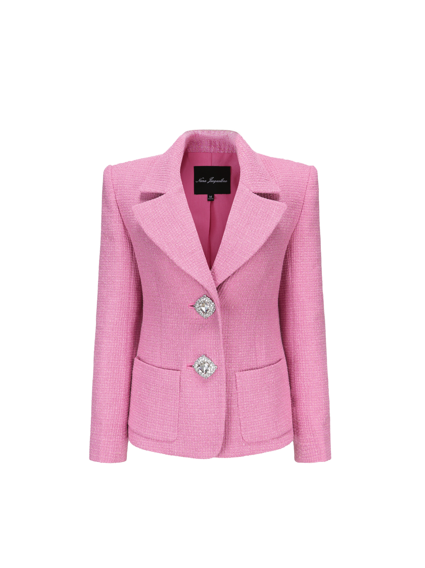 Maya Lapel Suit Jacket (Pink)