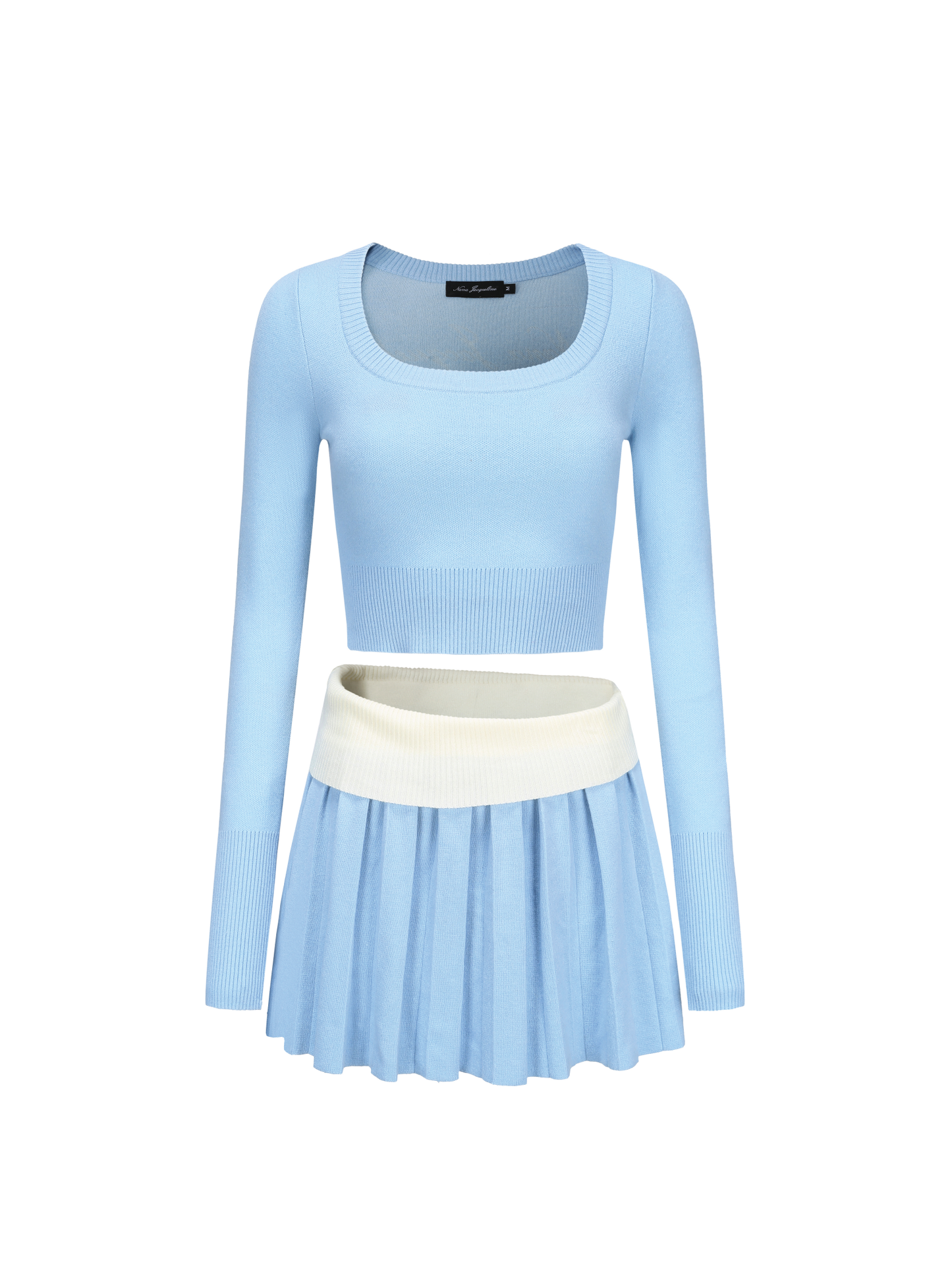 Ella Knit Set (Blue) (Final Sale)