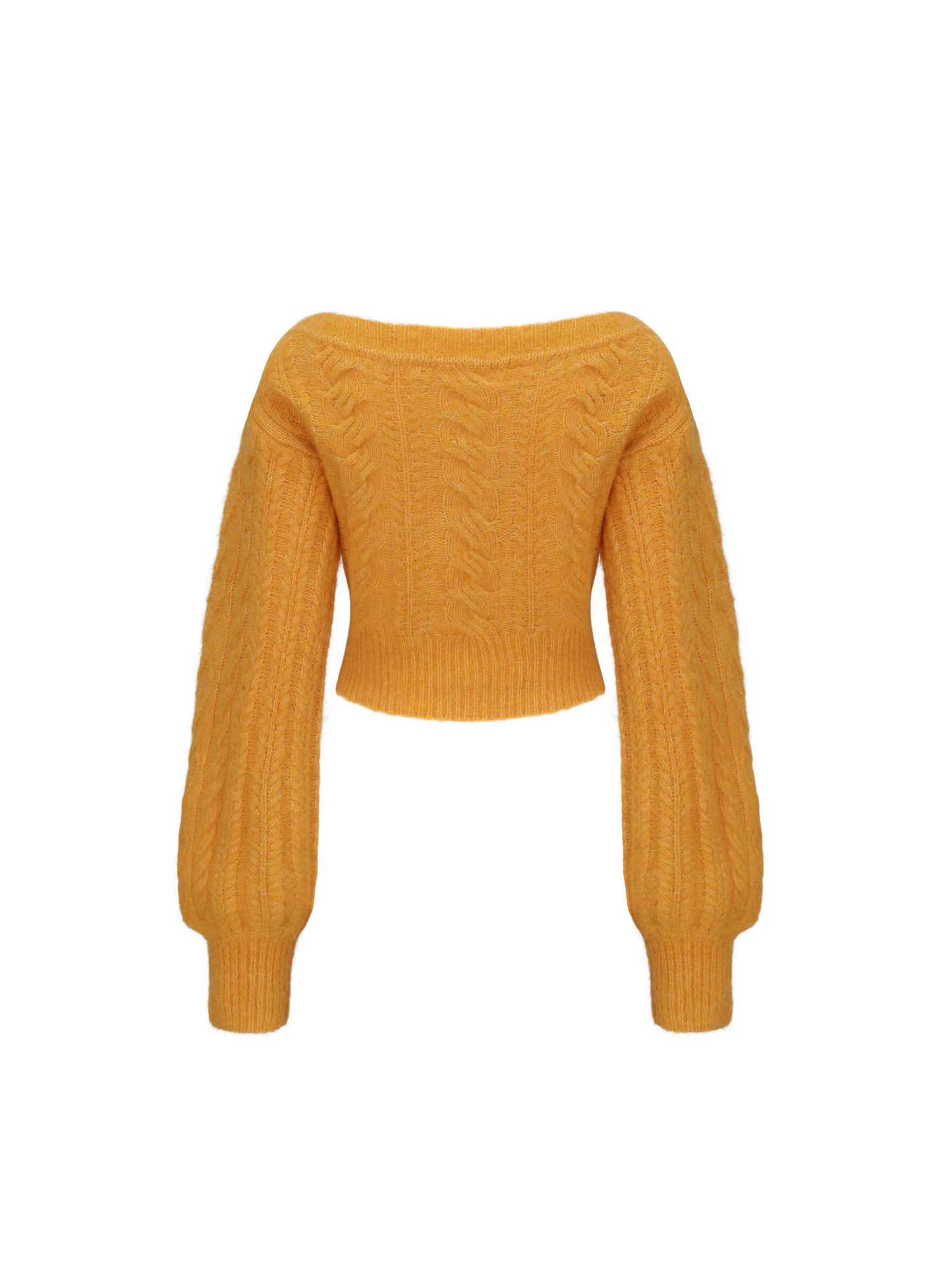 Eva Off Shoulder Cardigan (Yellow)