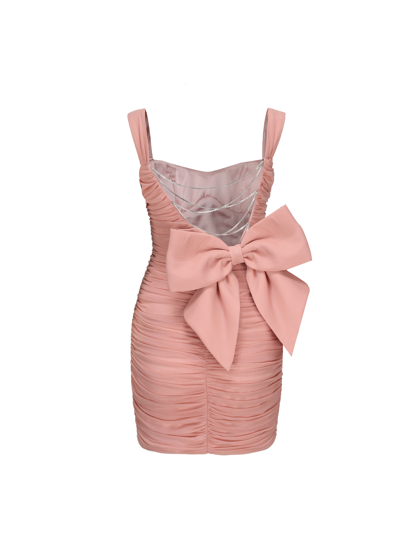 Yasmin Dress With Gloves (Pink) (Final Sale)