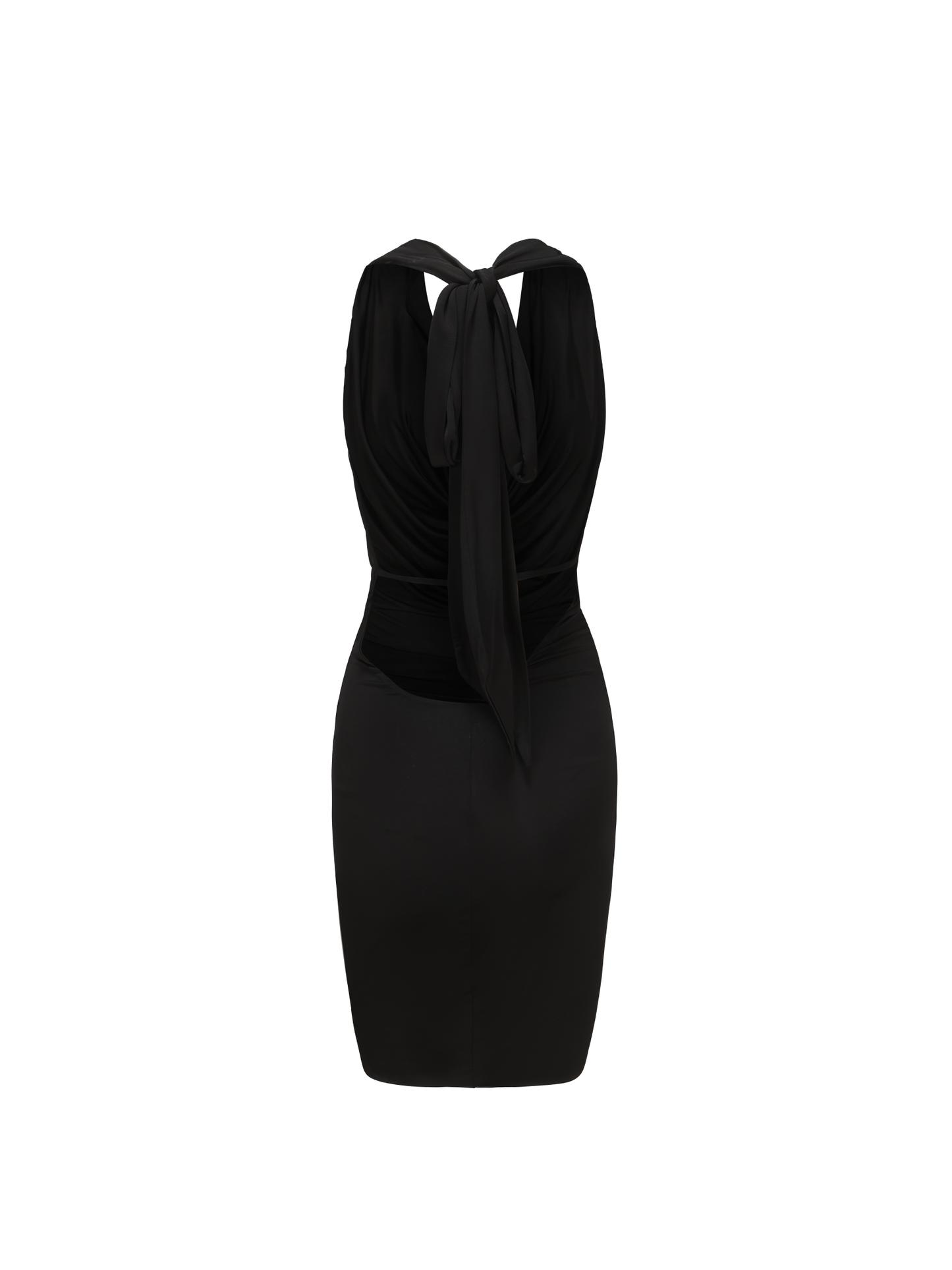 Estrella Silk Dress (Black) (Final Sale)