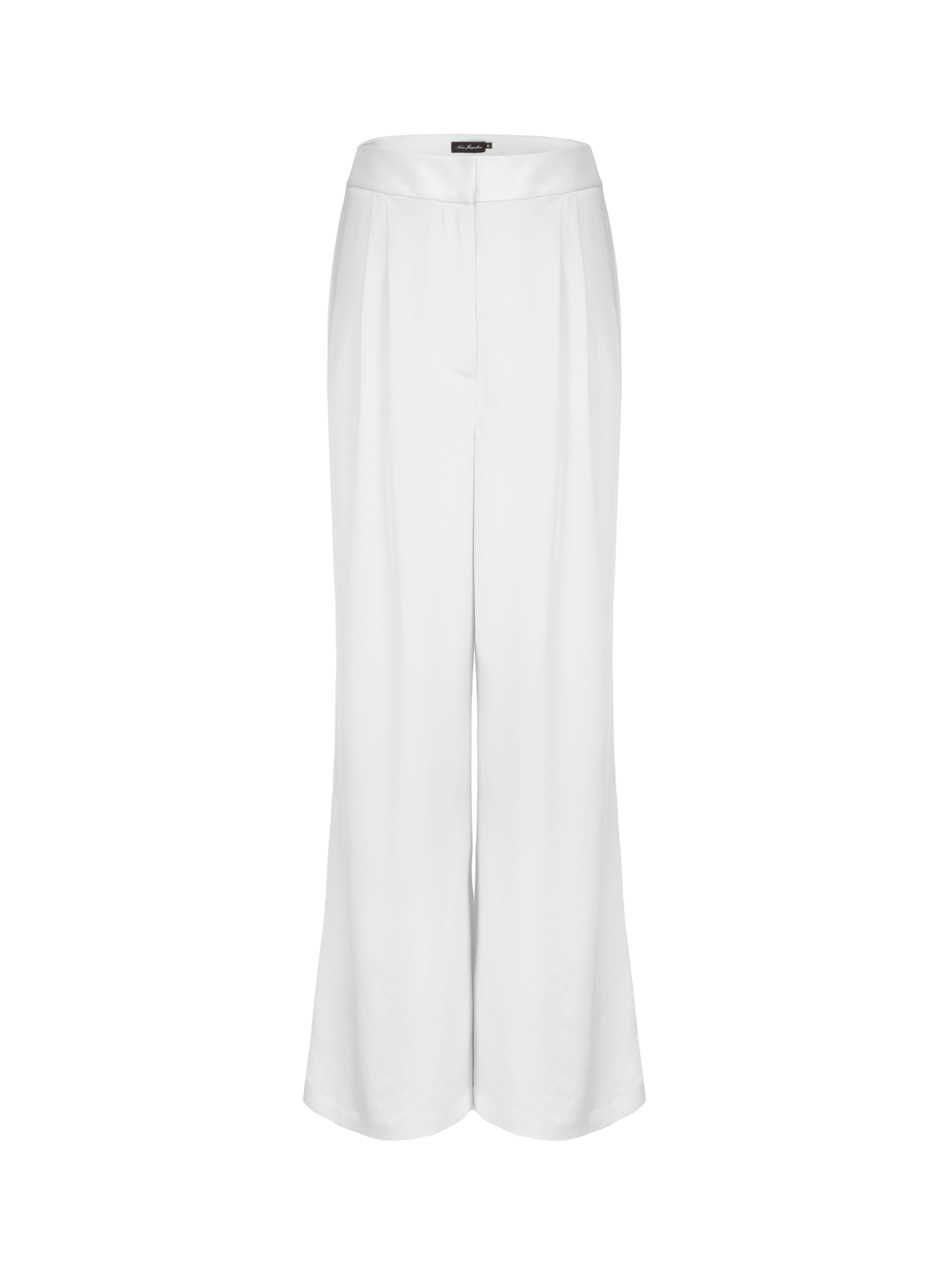 Alexandra Satin Pants (White)