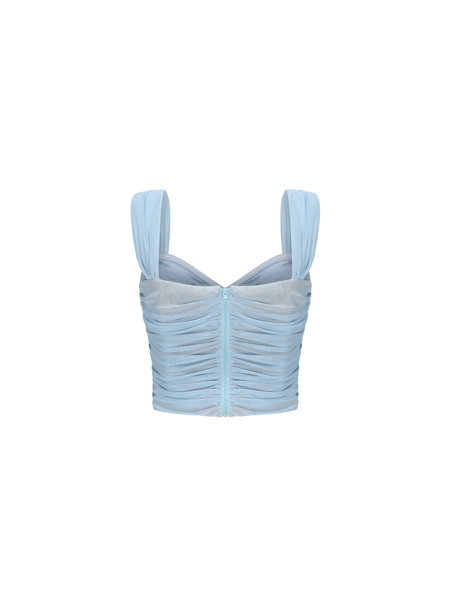 Aurora Mesh Diamond Top (Pale Blue)