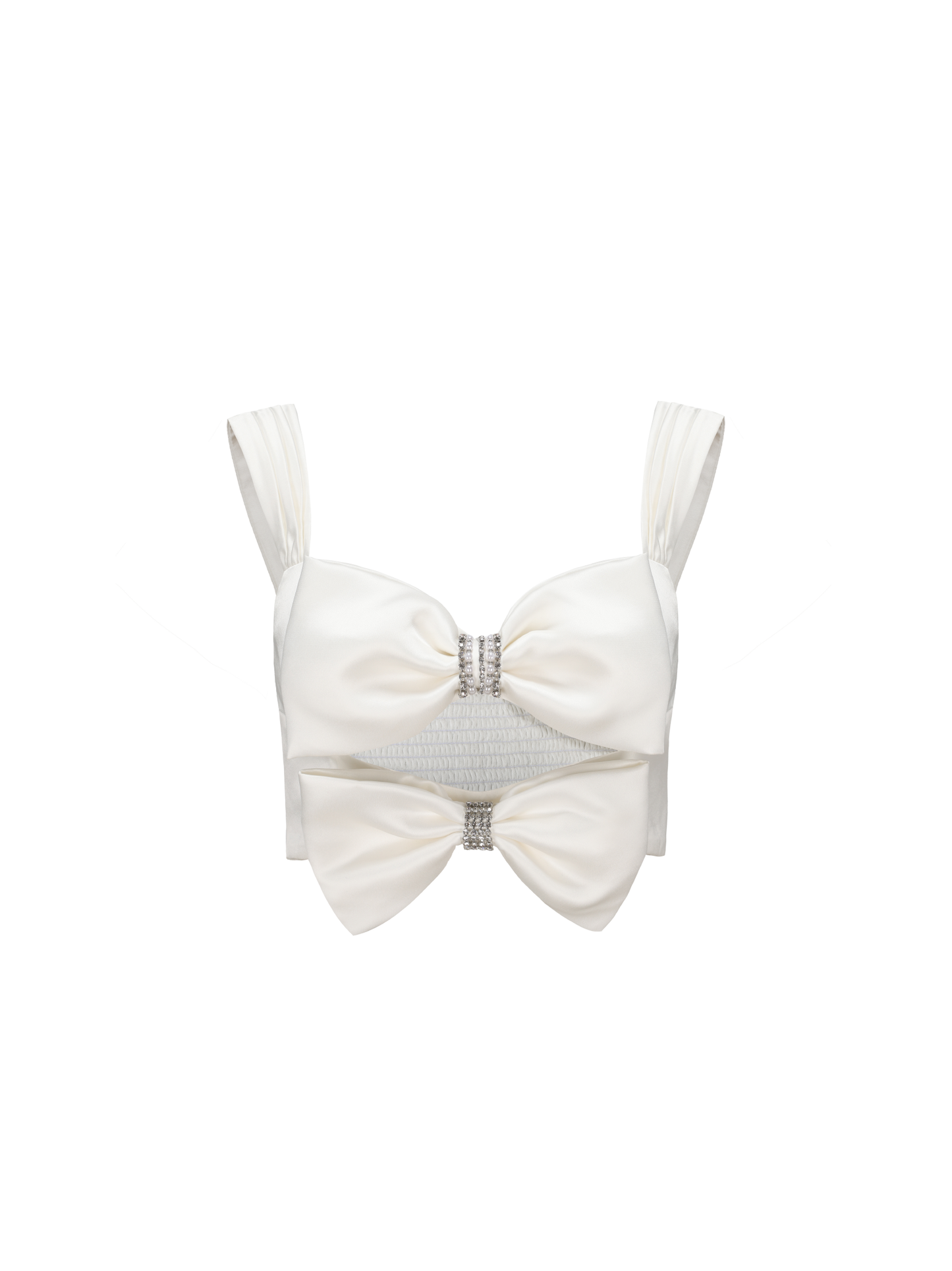 Alexandra Bow Top (White)