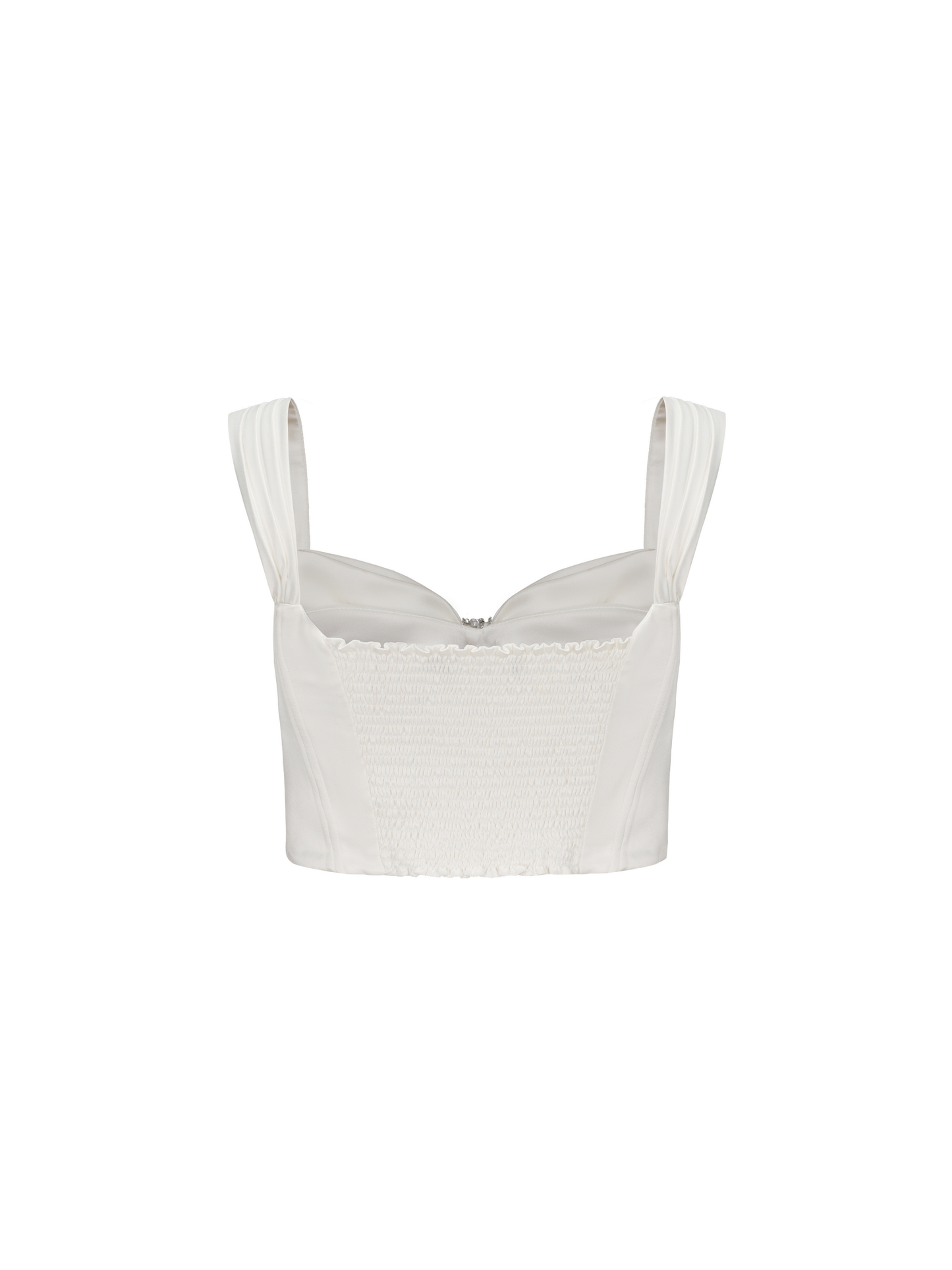 Alexandra Bow Top (White)