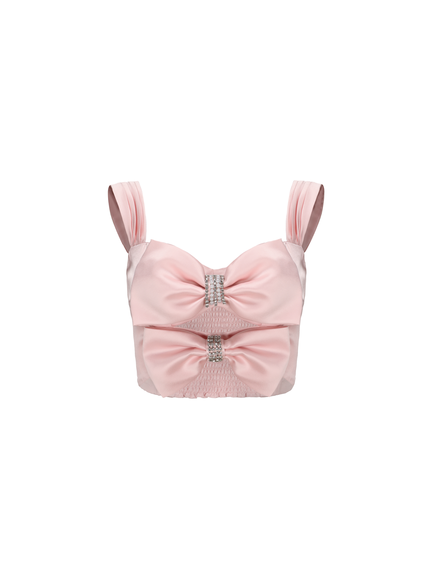 Alexandra Bow Top (Pink)