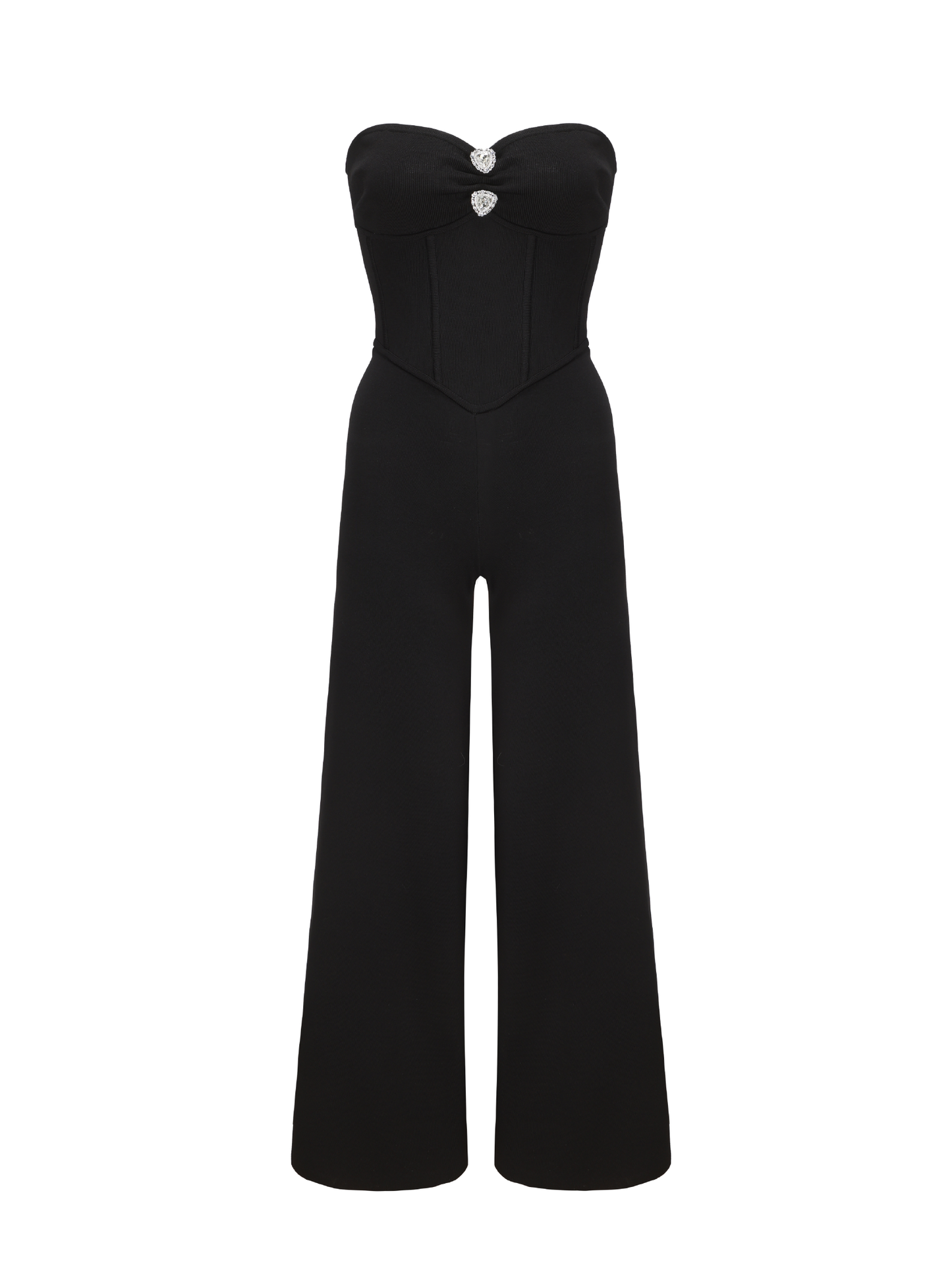 Ella Wide-Leg Jumpsuit (Black)