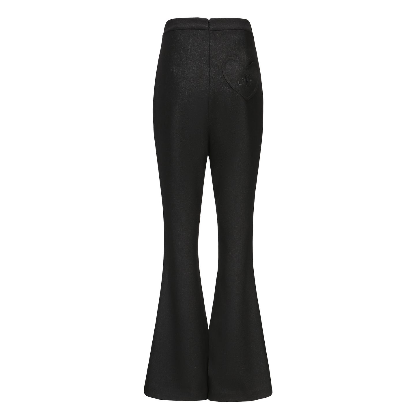 Elle Heart Buckle Pants (Black) (Final Sale)