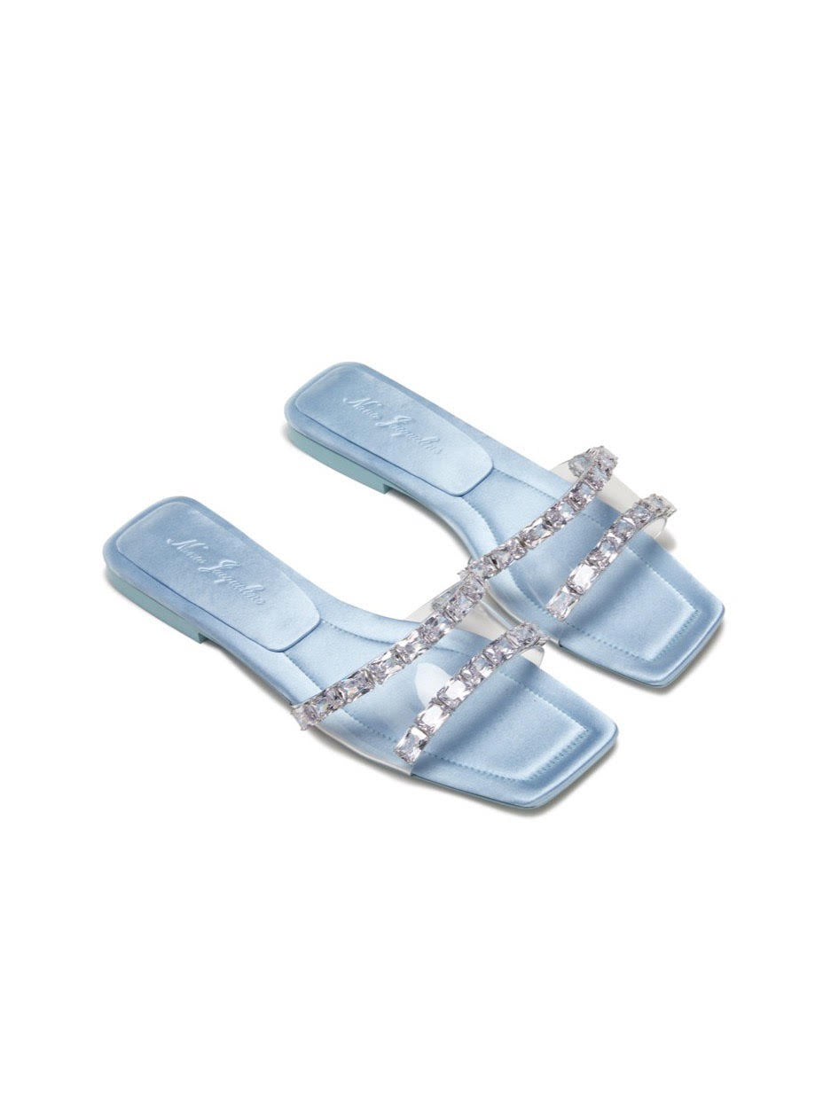 Alexandra Diamond Sandals (Blue) (Final Sale)